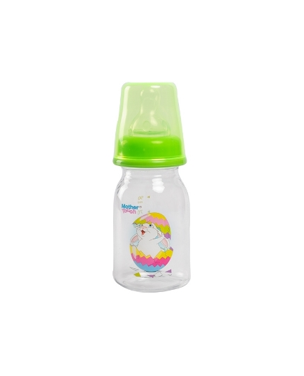 Mother Touch Fancy Baby Feeding Bottle 90 ML - Multicolor